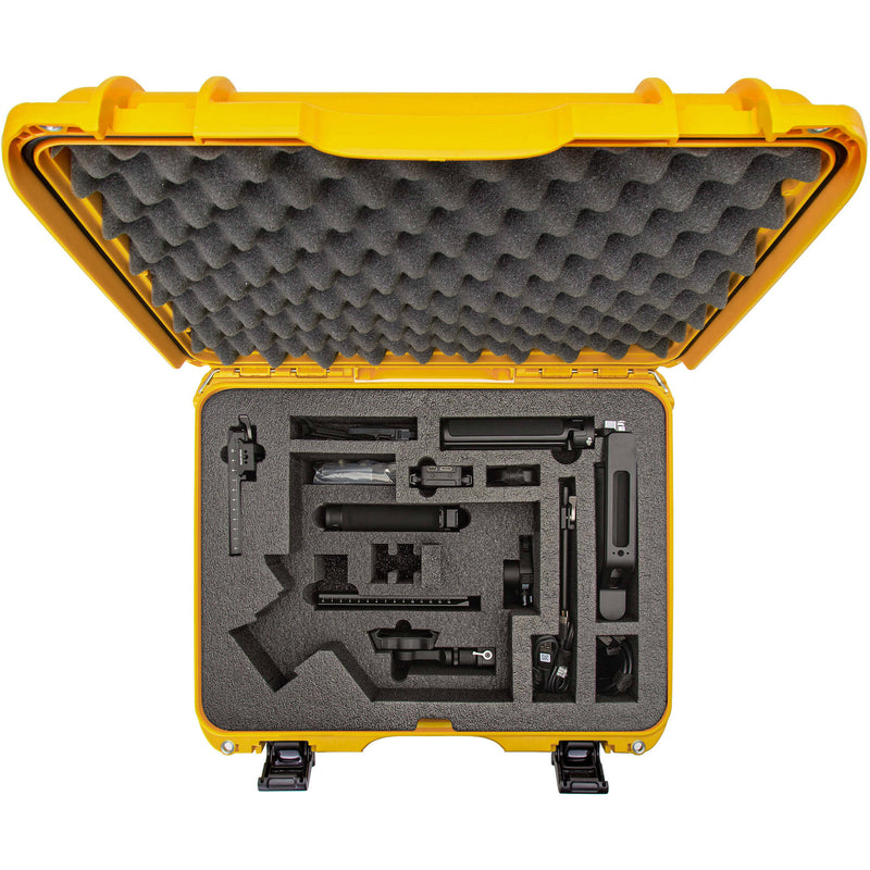 Nanuk Waterproof Hard Case with Custom-Cut Foam Insert for DJI RS 3 and RS 3 Pro Combo (Yellow)