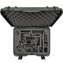 Nanuk Waterproof Hard Case with Custom-Cut Foam Insert for DJI RS 3 and RS 3 Pro Combo (Olive)