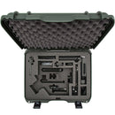 Nanuk Waterproof Hard Case with Custom-Cut Foam Insert for DJI RS 3 and RS 3 Pro Combo (Olive)