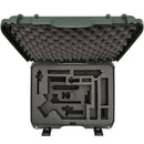 Nanuk Waterproof Hard Case with Custom-Cut Foam Insert for DJI RS 3 and RS 3 Pro Combo (Olive)