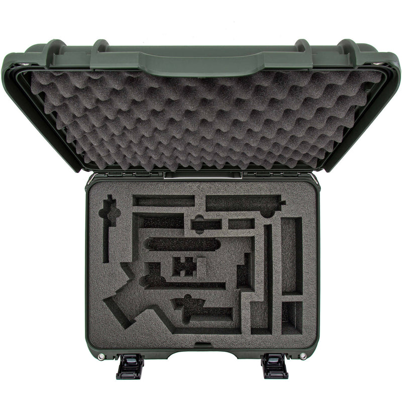 Nanuk Waterproof Hard Case with Custom-Cut Foam Insert for DJI RS 3 and RS 3 Pro Combo (Olive)