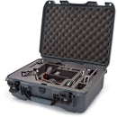 Nanuk Waterproof Hard Case with Custom-Cut Foam Insert for DJI RS 3 and RS 3 Pro Combo (Graphite)