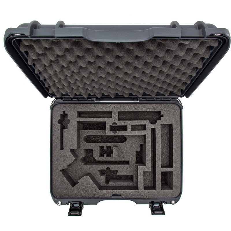 Nanuk Waterproof Hard Case with Custom-Cut Foam Insert for DJI RS 3 and RS 3 Pro Combo (Graphite)