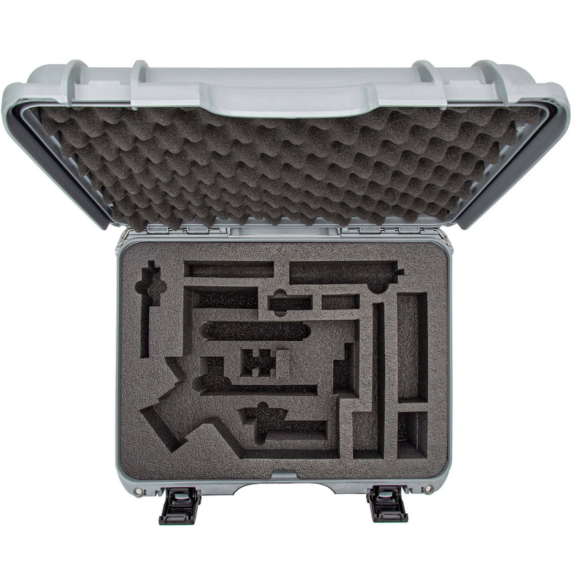 Nanuk Waterproof Hard Case with Custom-Cut Foam Insert for DJI RS 3 and RS 3 Pro Combo (Silver)