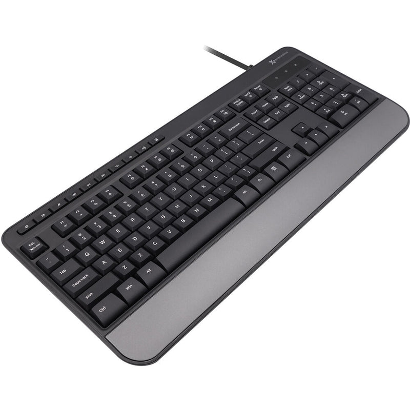 X9 Performance 114-Key Multimedia USB Keyboard with Wrist Rest