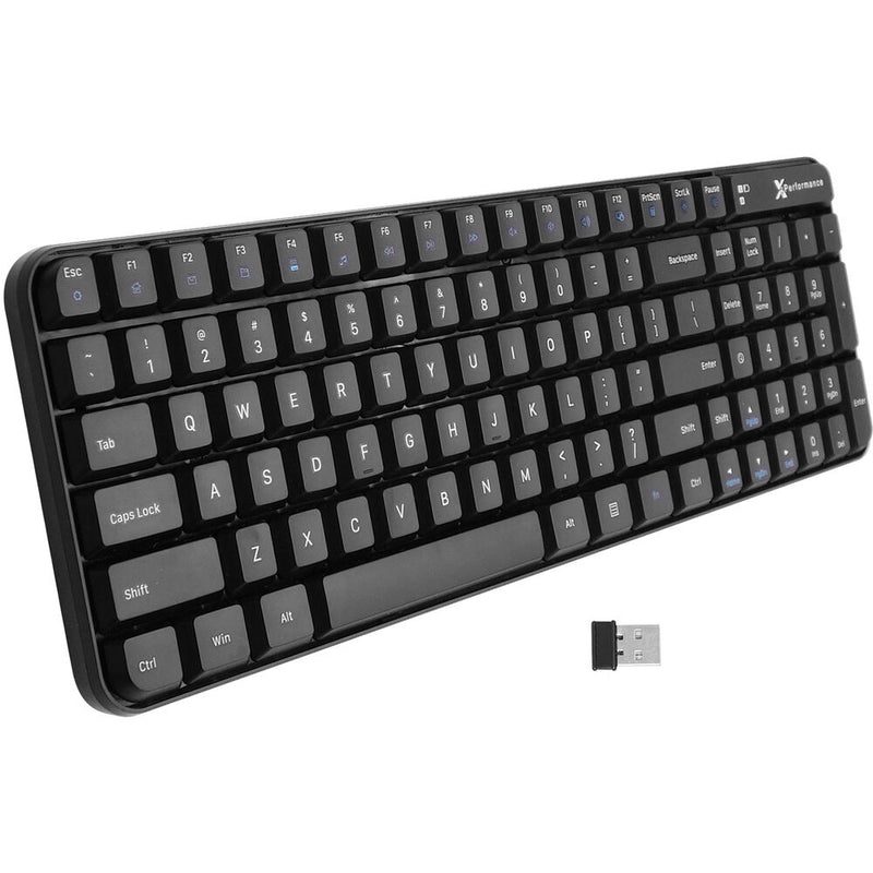 X9 Performance 102-Key Full Size Wireless RF Keyboard for Windows