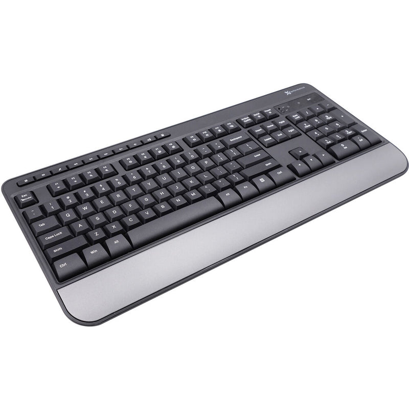 X9 Performance 114-Key Wireless Multimedia Keyboard with Wrist Rest