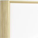 MCS Framatic Fineline Frame with 12 x 16" Glass & 8 x 12" Mat (Brass)