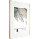 MCS Framatic Fineline Frame with 16 x 20" Glass & 11 x 14" Mat (Brass)