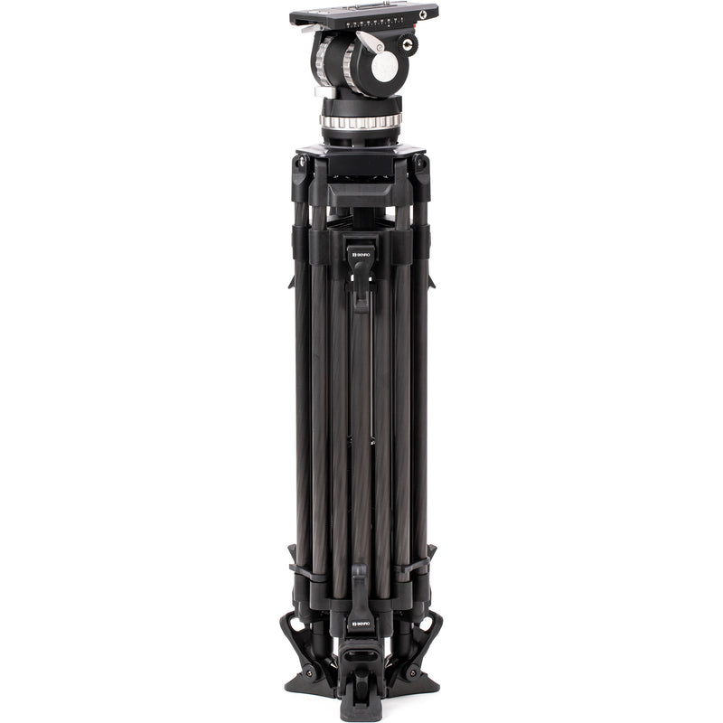 Benro BVX18 Carbon Fiber Pro Video Head and Tripod (39.6 lb Payload)