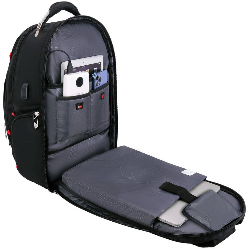 Swissdigital Pixel Business Travel Backpack (Black)