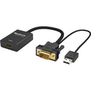 WyreStorm VGA Male to HDMI Female Active Adapter with USB Power