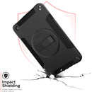 CTA Digital Protective Case with Hand Grip and Kickstand for Samsung Galaxy Tab A7 Lite