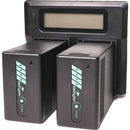 IndiPRO Tools Dual LCD Charger for BP-U Series Batteries