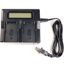 IndiPRO Tools Dual LCD Charger for BP-U Series Batteries