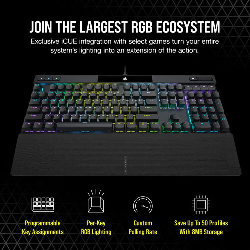 Corsair K70 RGB PRO Mechanical Gaming Keyboard (Cherry MX Red Switches)