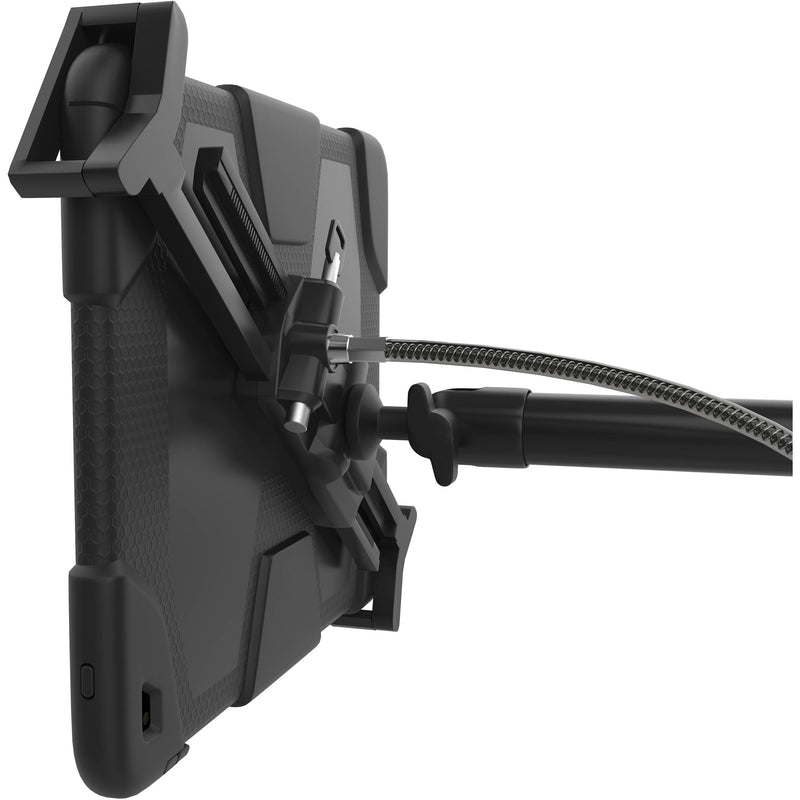 CTA Digital VESA Security Wall Mount with 5" Extender Pole (Black)