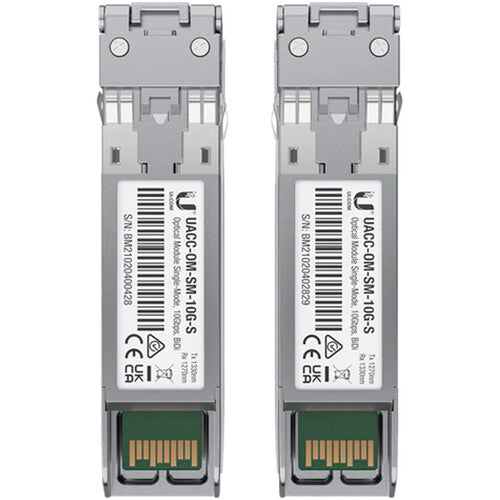 Ubiquiti Networks UACC-OM-SM-10G-S 10G SFP+ Bidirectional Single-Mode Optical Module (2-Pack)