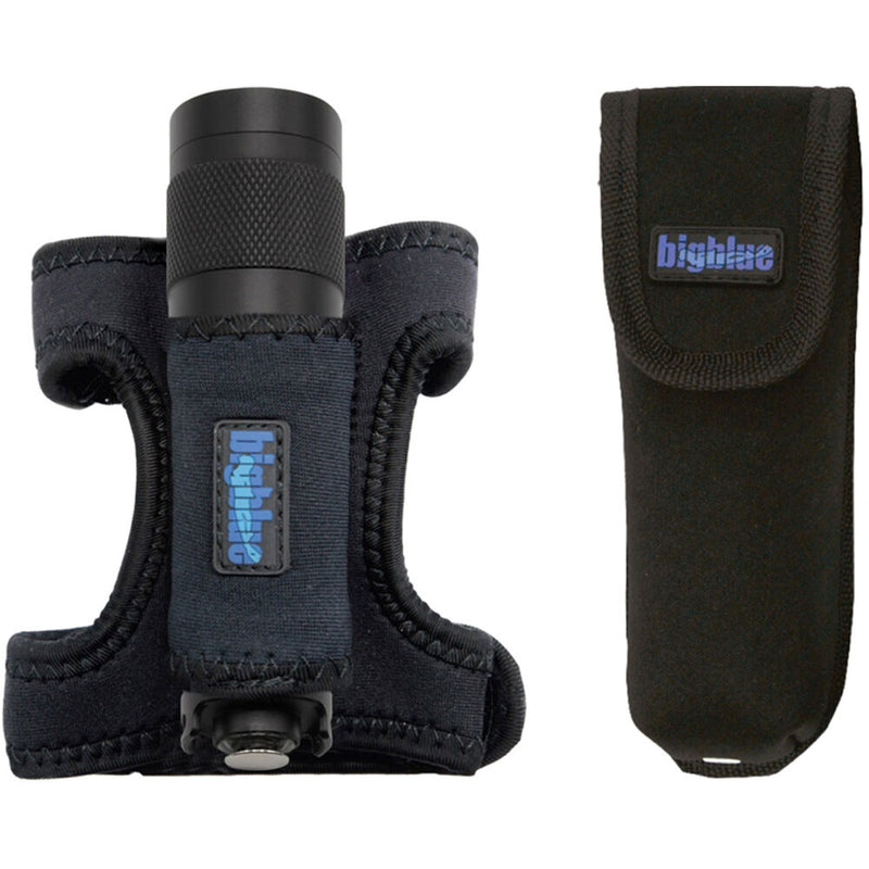 Bigblue AL450NMT-II Dive Light with Glove&nbsp;& Pouch (Black)