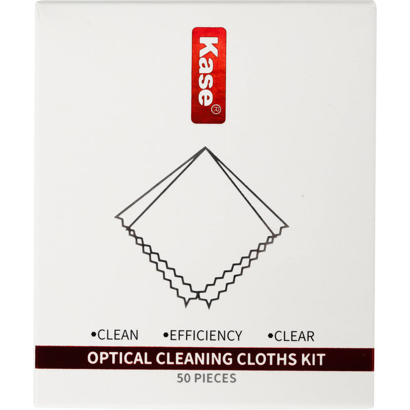 Kase Optical Cleaning Cloth (50-Pack)