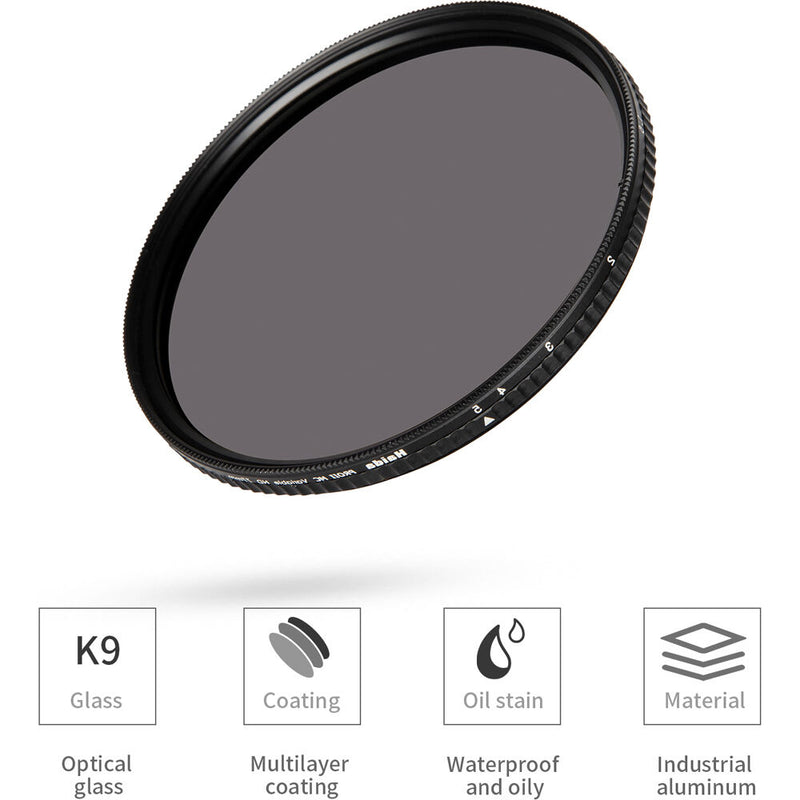 Haida Pro II Variable ND Filter (55mm, 1.5 to 5-Stop)