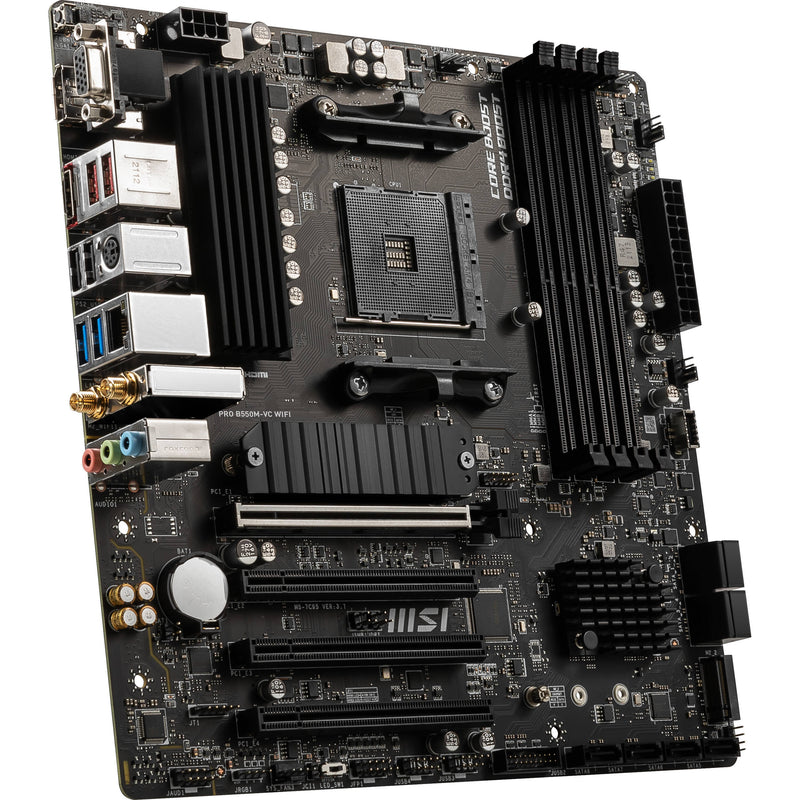 MSI PRO B550M-VC WIFI AM4 M-ATX Motherboard