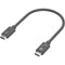 Sabrent Thunderbolt 3 / USB Type-C Cable (7.8", Gray)