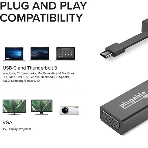 Plugable USB-C to VGA Adapter