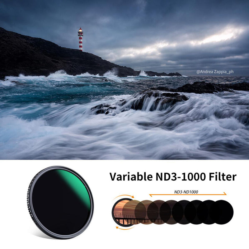 K&F Concept Nano X-Pro Variable ND3-ND1000 Filter (58mm)