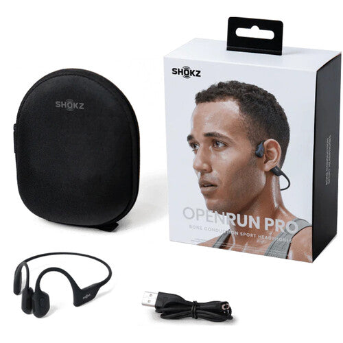 SHOKZ OpenRun Pro Bone Conduction Open-Ear Sport Headphones (Blue)