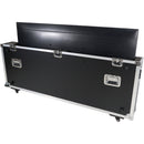 ProX Single Flat Panel Monitor Case with Low Profile Wheels for LED TV (55 to 70")