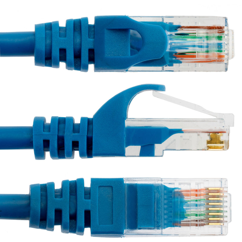 Pearstone Cat 5e Snagless Network Patch Cable (Blue, 3')