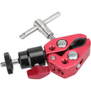 CAMVATE Universal Super Clamp with Ball Head & T-Handle (Red)