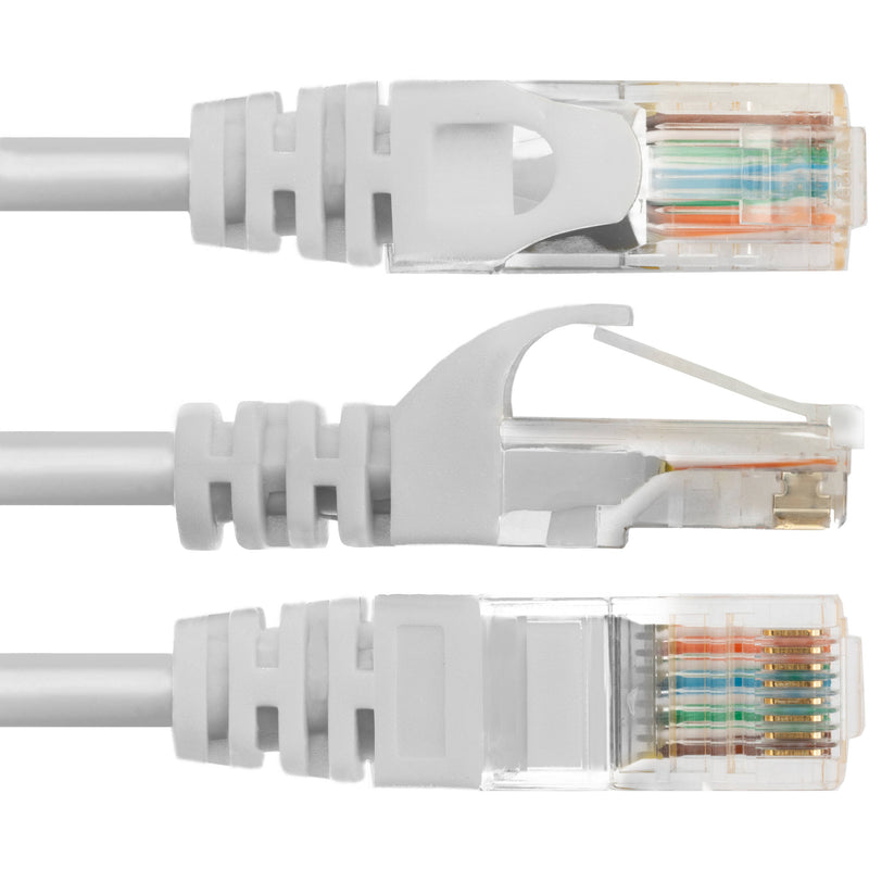 Pearstone Cat 5e Snagless Network Patch Cable (White, 10')