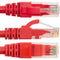 Pearstone Cat 6 Snagless Network Patch Cable (Red, 7')