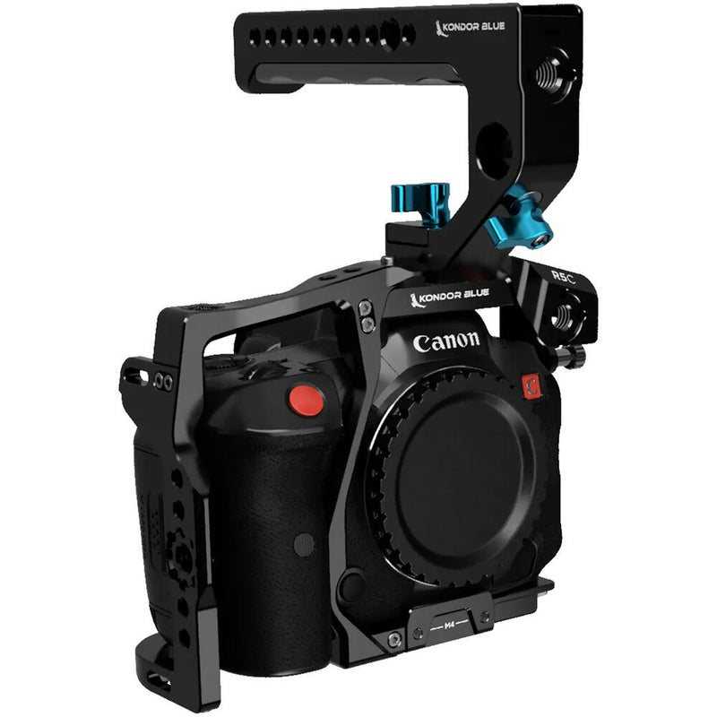 Kondor Blue Cage for Canon R5 C with Top Handle (Raven Black)