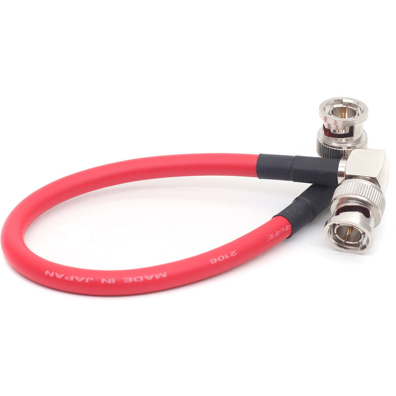 DigitalFoto Solution Limited Canare LV-61S 12G-SDI Right-Angle Video Cable (1.6')