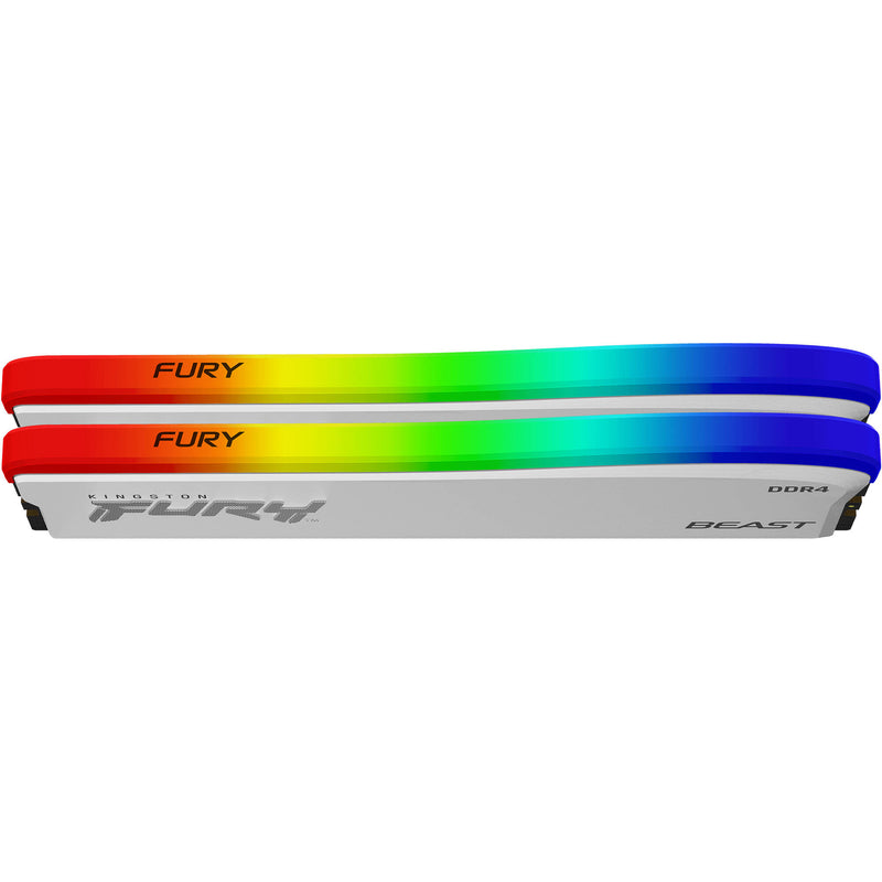 Kingston 16GB FURY Beast DDR4 RGB Special Edition RAM (White, 2 x 8GB)