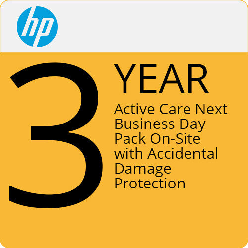 HP 3-Year Active Care Next Business Day Onsite Support with ADP for Laptops