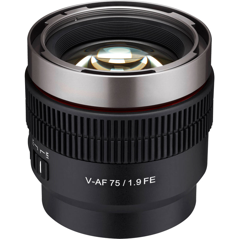 Rokinon Cine AF 75mm T1.9 FE Lens (E-Mount)