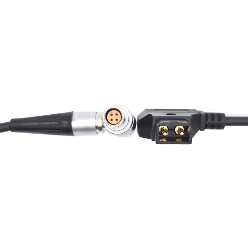 DigitalFoto Solution Limited D-Tap to 4-Pin LEMO Right-Angle Power Cable for Canon C300 Mark II/C500/C200 (2')