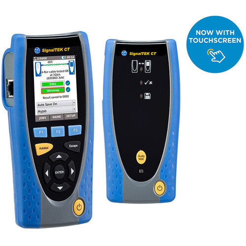 SimplyTEST SignalTEK CT Ethernet Cable Tester with Touchscreen