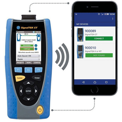 SimplyTEST SignalTEK CT Ethernet Cable Tester with Touchscreen