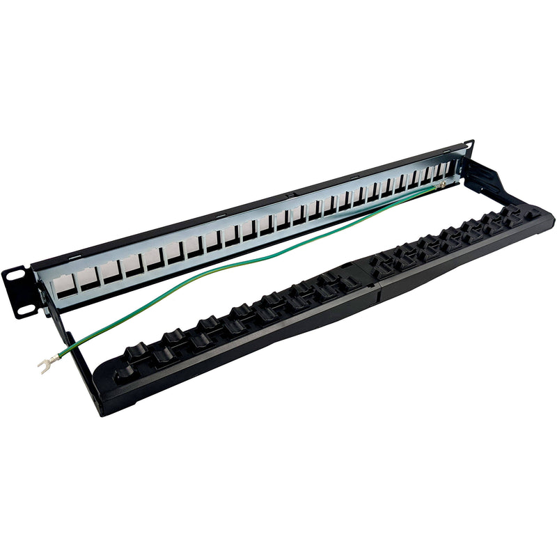 Simply45 S45-2024SU 24-Port Shielded Unloaded Keystone Patch Panel