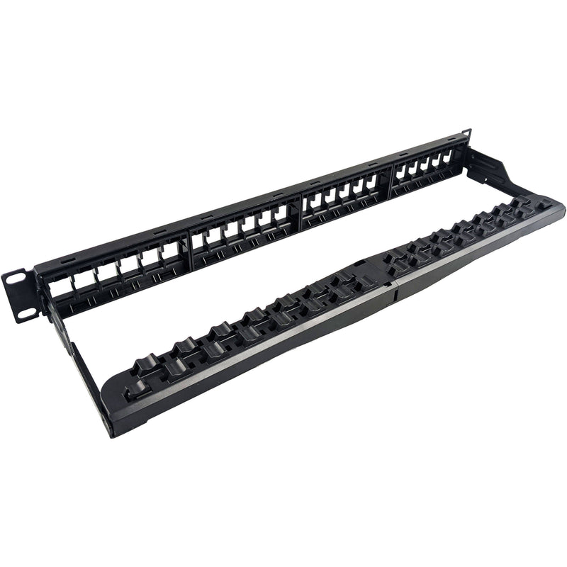 Simply45 S45-2024U 24-Port Unshielded Unloaded Keystone Patch Panel