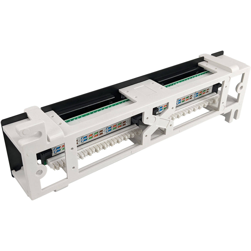 Simply45 S45-2512 12-Port Cat 5e UTP Wall Mount Patch Panel