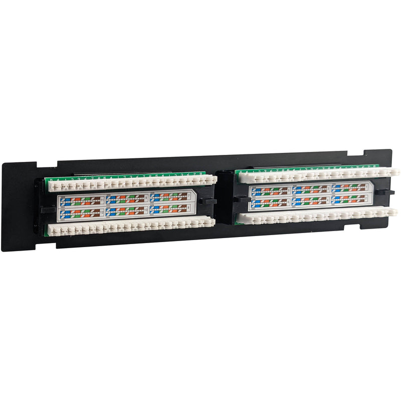 Simply45 S45-2512 12-Port Cat 5e UTP Wall Mount Patch Panel