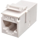 Simply45 Cat 5e Unshielded Keystone Feed-Thru Coupler (White)