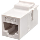 Simply45 Cat6 UTP RJ45 Keystone Coupler (White)