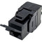 Simply45 S45-3600B Cat 6/6a UTP 180 Degree Keystone Jack (Black)